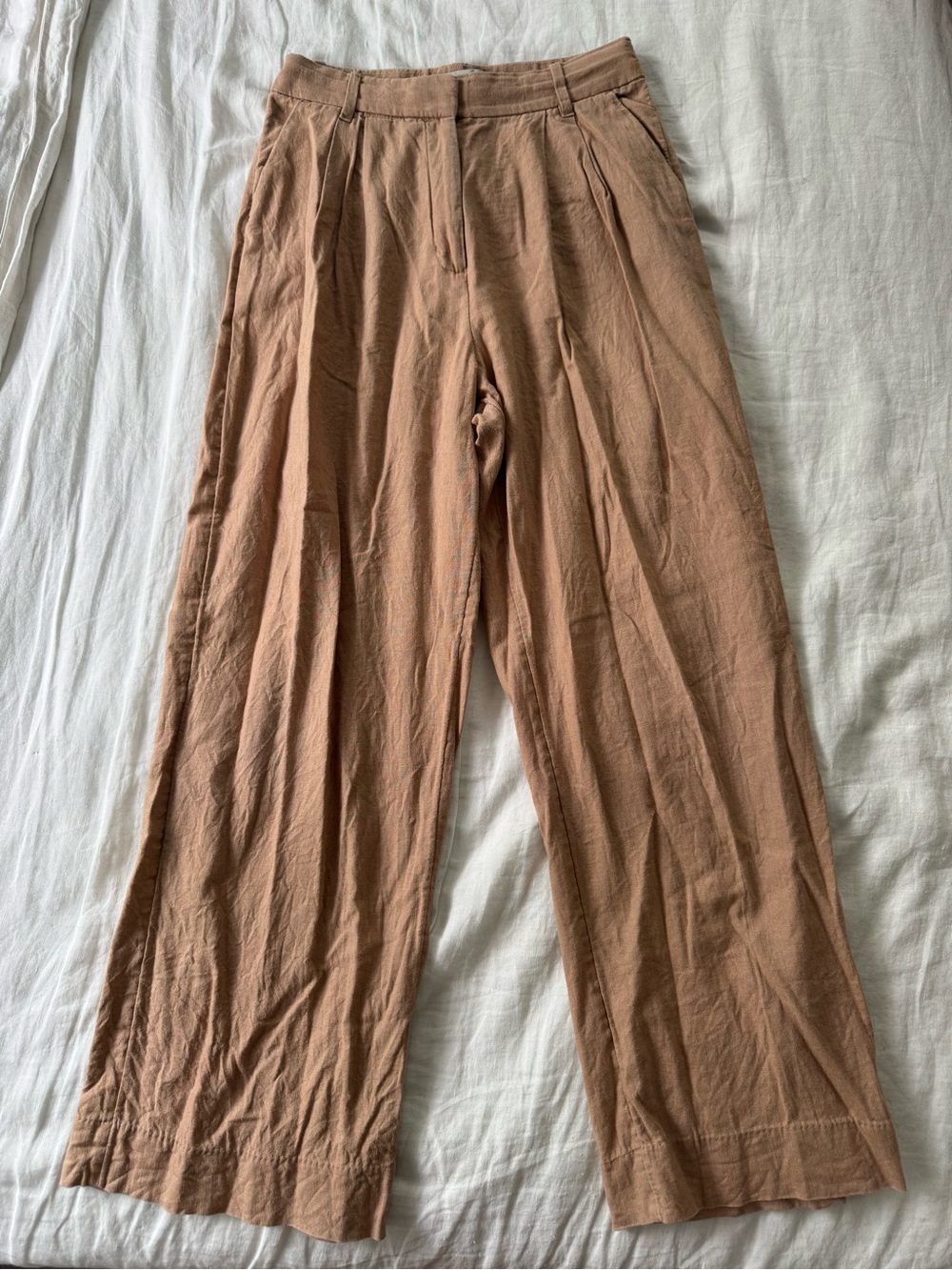 Abercrombie & Fitch Women's Sloan Tailored Linen Blend Pants